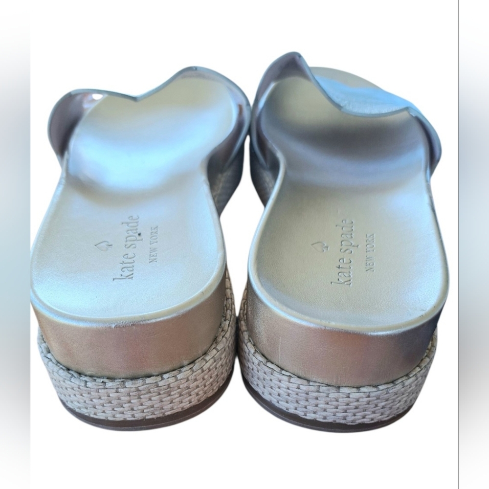 Kate Spade Metallic Gold Zest Sandals - Picture 2 of 9